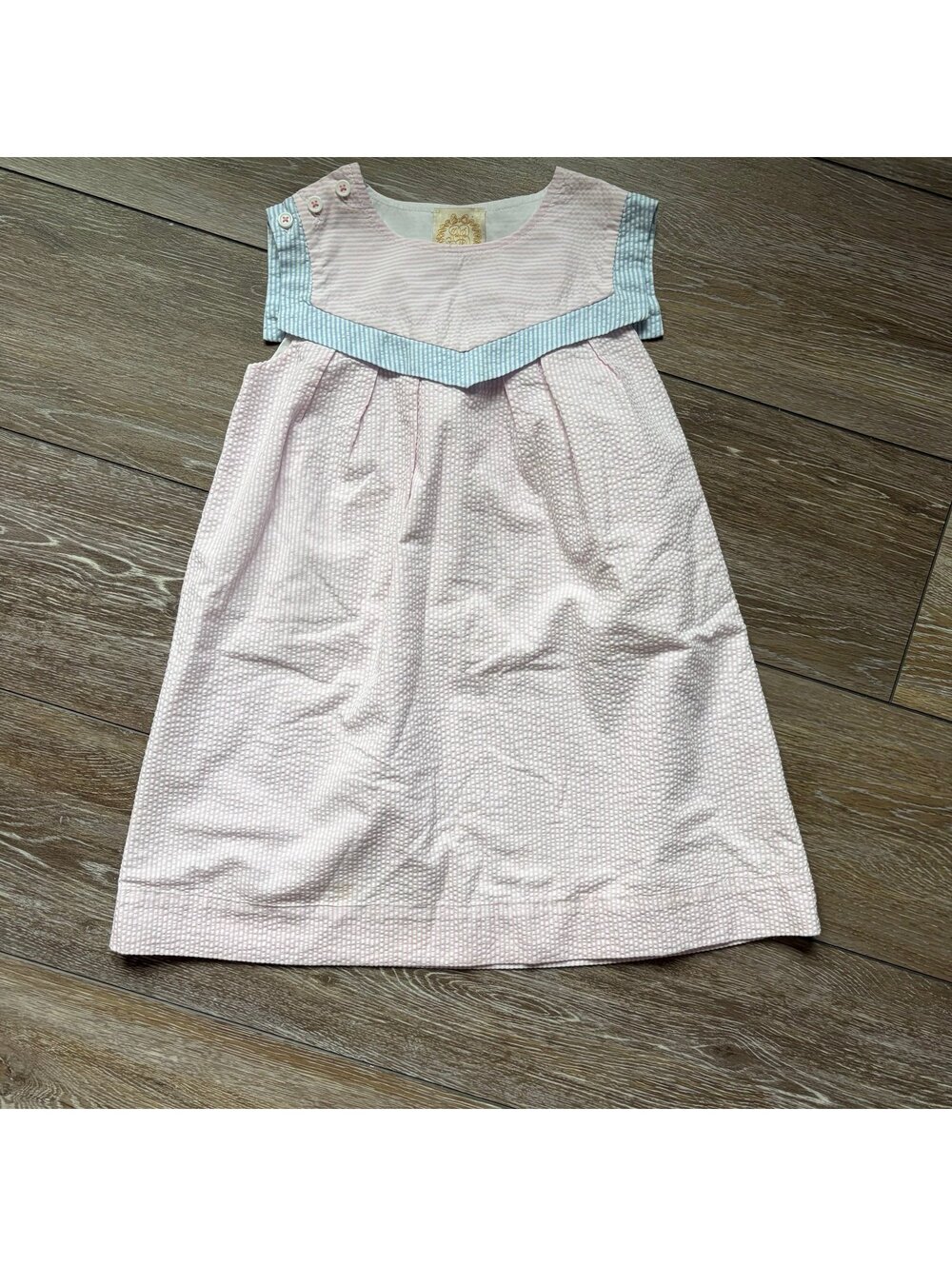 TBBC Sarah Seersucker Sailboat Dress